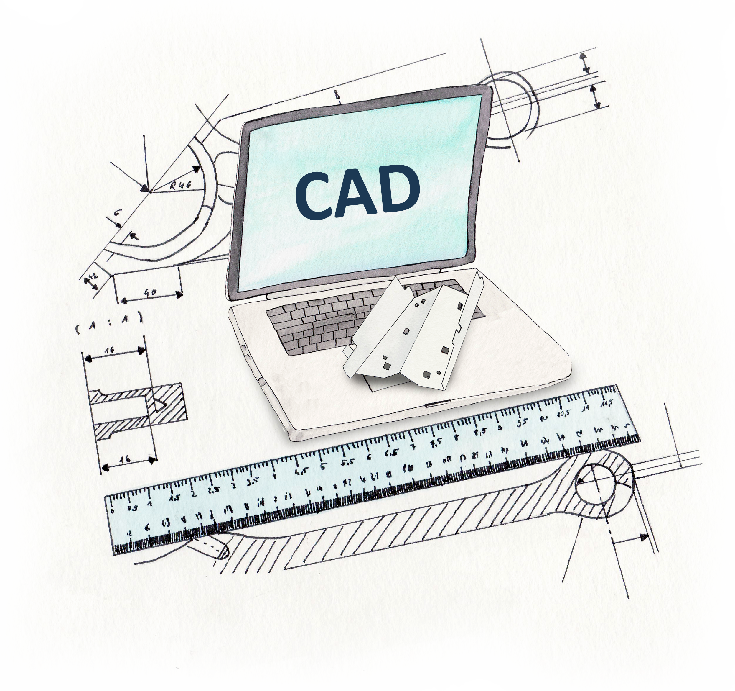 Robotron Bildungszentrum - Icon für Firmenseminare im Bereich CAD