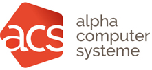 Firmenlogo des zufriedenen Robotron Bildungszentrum-Kunden alpha computer systeme